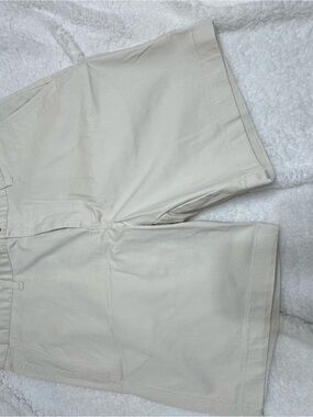 Casual Tan Cotton Shorts